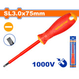 1000V Insulated Slotted Flat Head Screwdriver WAD-HT