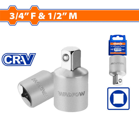 Socket Adapter 1/2in(F) X 3/4in(M) | 3/4in(F) X 1/2in(M) WAD-HT