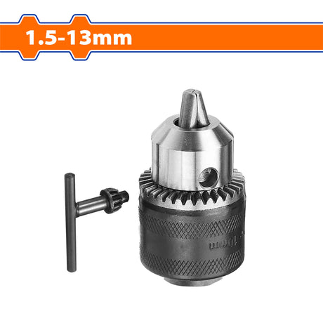 3-16mm/1.5-13mm/10mm(3/8in) Key Chuck & Keyless Connection Size:1/2in-20UNF WAD-HT