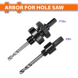 Arbor for Hole Saw ?ex 3/8in (14mm)-30mm/ 7/16in (32mm)-210mm WAD-HT