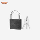 Heavy Duty Short Shackle Iron Padlock Durable With 3 Pcs Iron Keys (32mm-75mm)