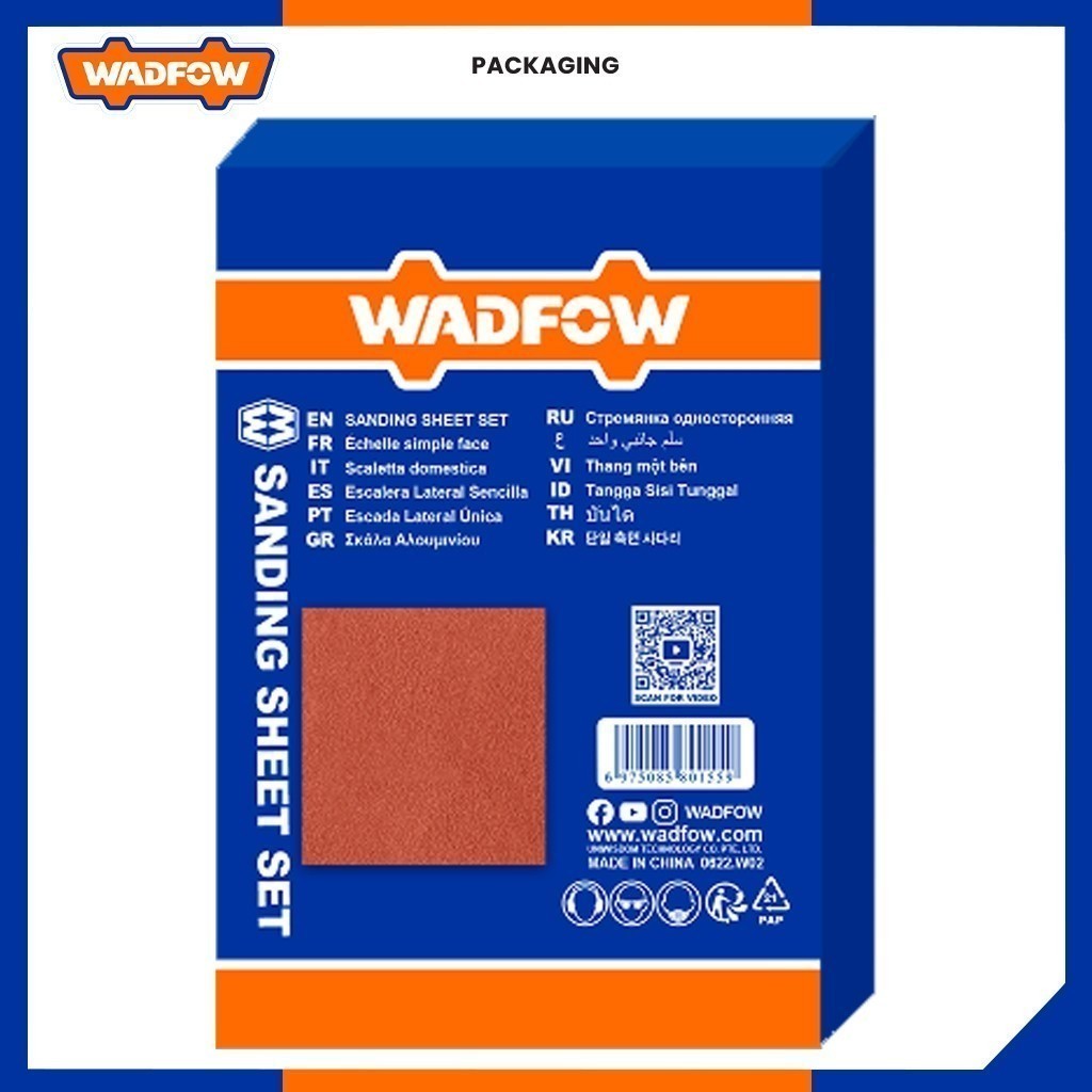 WSM25 Sandpaper 50pcs/set Finishing Sanding Sheet 230 x 280mm