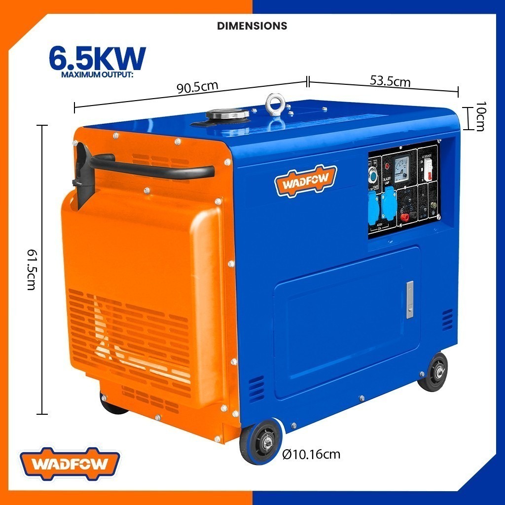 17Liters Silent Diesel Generator WDG2A50-5P