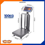 100kg Rechargeable Electronic Weighing Scale WEC1510