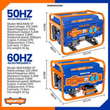 Industrial 15Liters Gasoline Generator / WGEAA06D-5P WGEAA06-5P