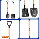 WSE13 Shovel with wooden handle Round & Square (1000mm)