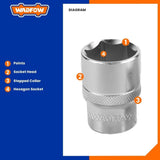 Hexagonal Socket Cr-V Quality Material 1/2 Inch