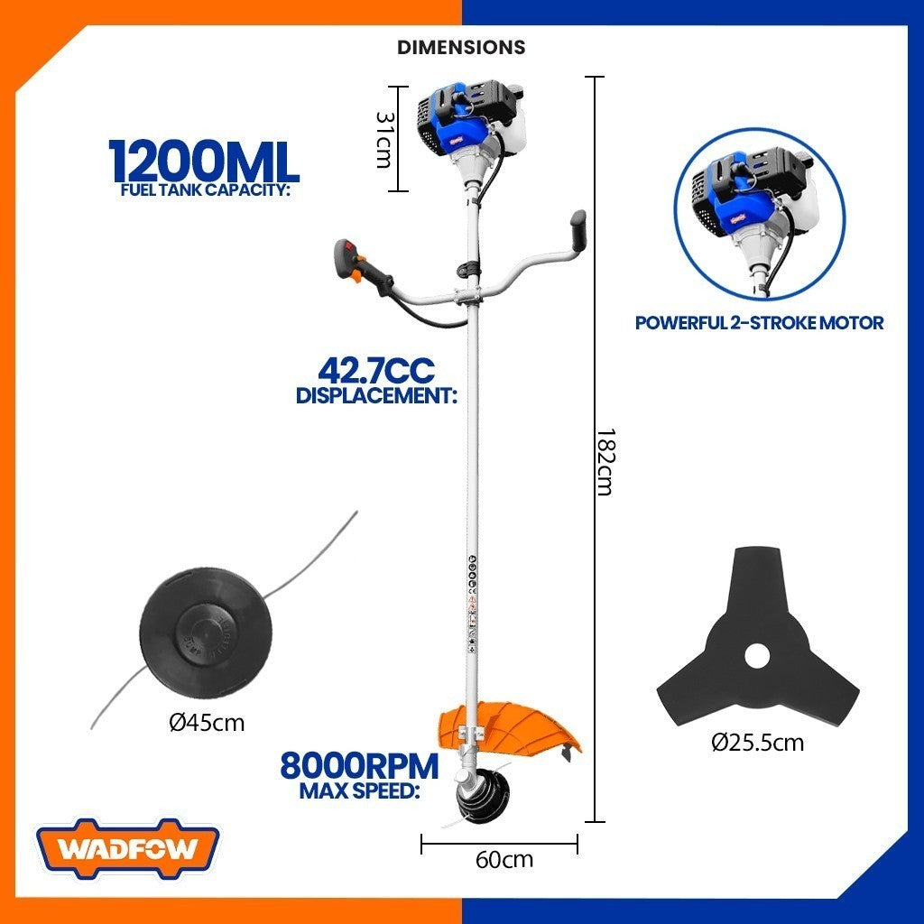 Gasoline Grass Trimmer & Brush Cutter WGM1543