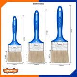 Set of 3pcs Paint Brush With Plastic Handle For Wall Paint & Coating WPB1931