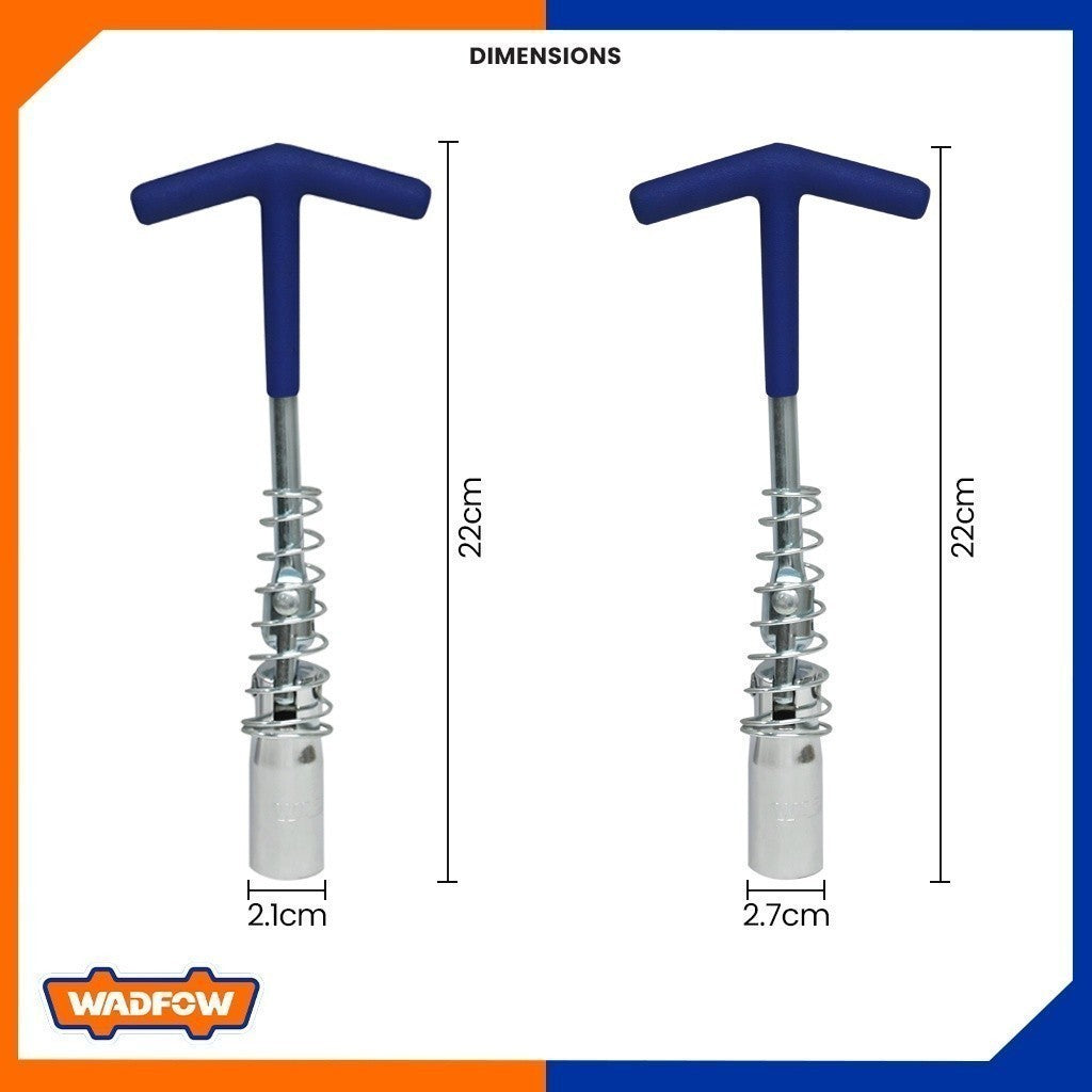 16mm & 21mm T-Handle/T-Bar Sliding socket Spark Plug Socket Wrench