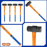 Long Handle Sledge Hammer w/ Fiberglass Handle