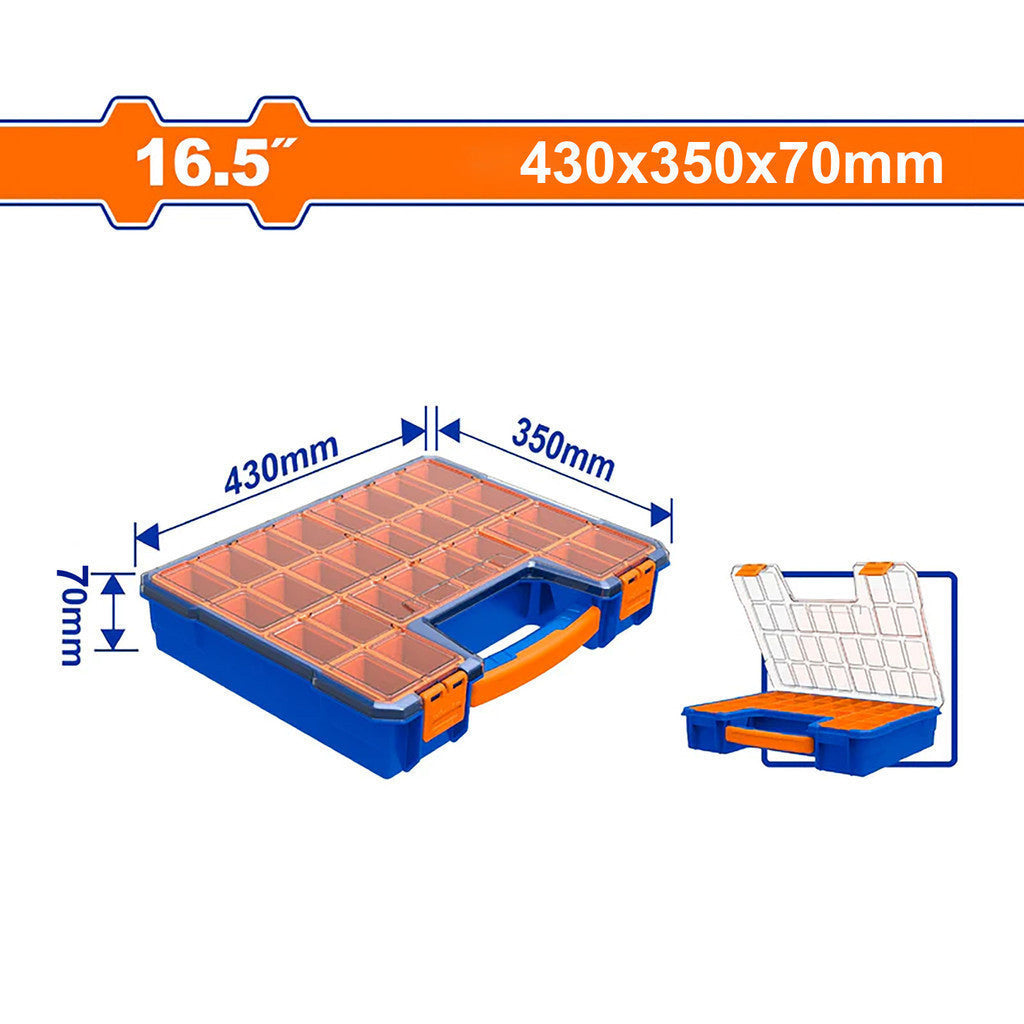 WTB1611 16.5 Inch Plastic Organizer Boxes for Smaller Components