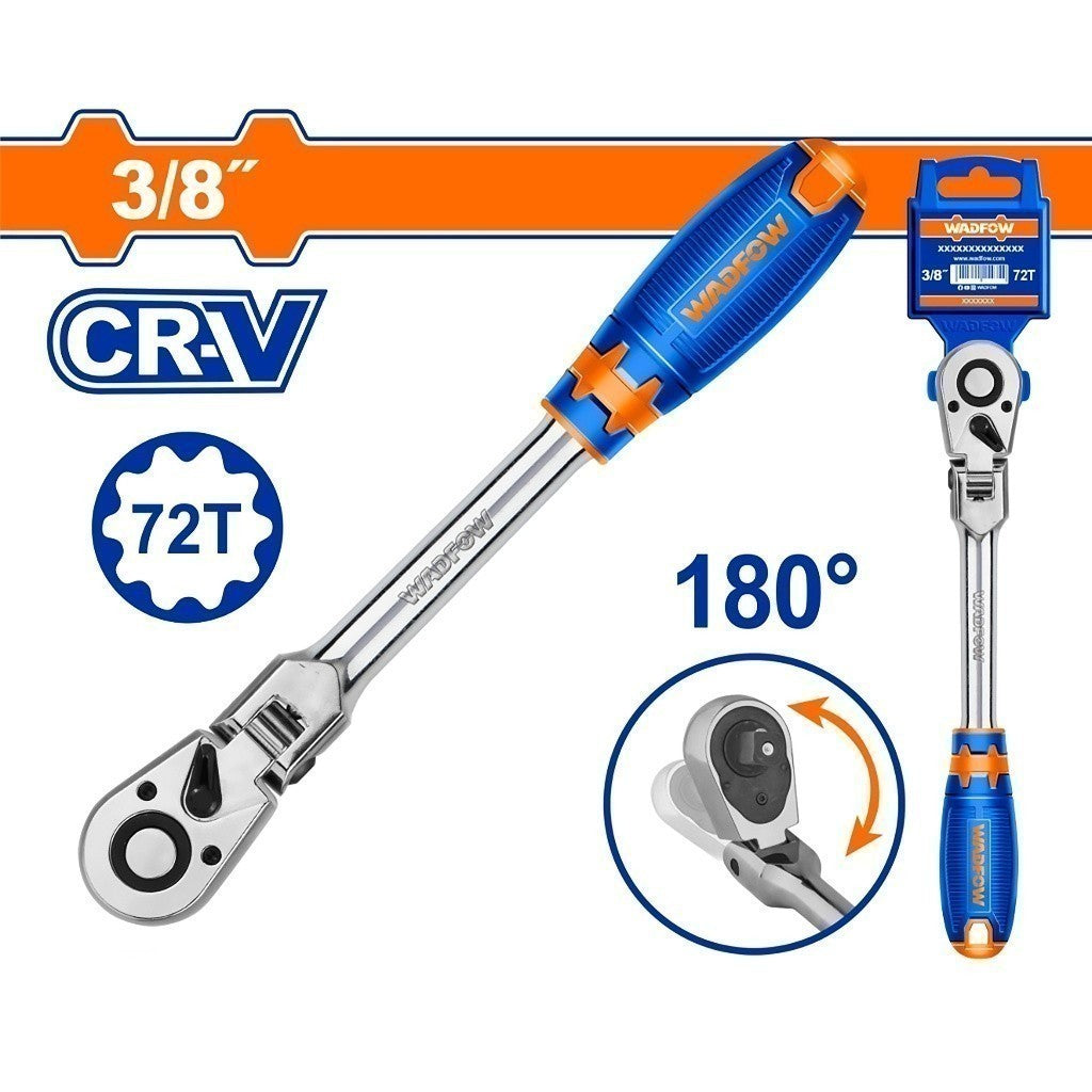 1/4"(200mm) | 3/8"(250mm) Industrial Dr.Flex Head Ratchet WRW42 WAD-HT