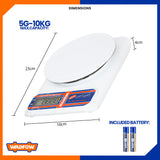 Electronic Kitchen Scale 5g-10kg WKE1502