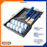 6-in-1 Paint Tray, Cylinder Brush Wall, and Roller Set 293 x 405mm WCB3H62