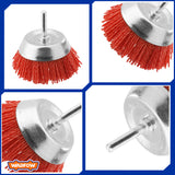 Nylon Cup Brush With Nut 50mm(2") & 75mm(3") WNY1401/WNY1402