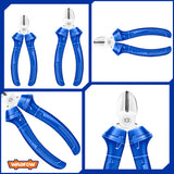 Polish and Anti-Rust Oil Diagonal Cutting Pliers Plastic Handle