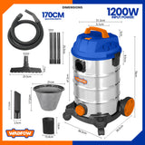 1200W Wet & Dry Vacuum Cleaner 35L WVR4A35