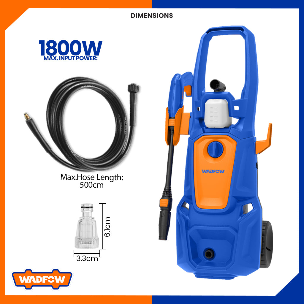 High Pressure Washer 1800watts WHP3A18