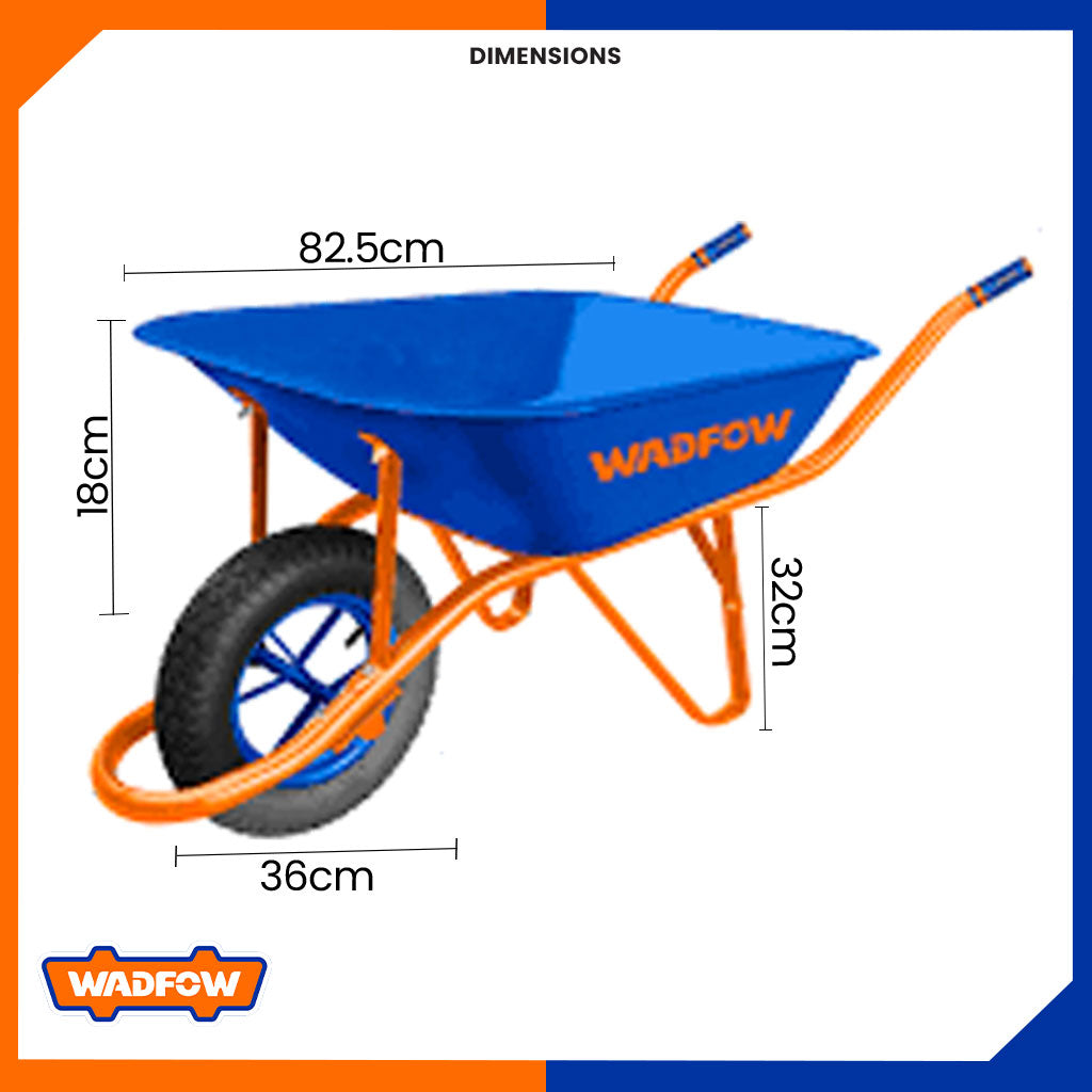 Wheel Barrow Load Cap.: 130kg