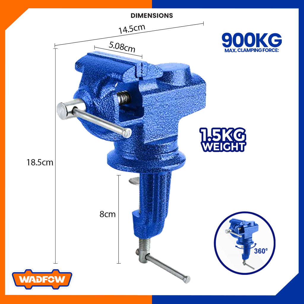 Bench Vise Gato With Anvil 2"/50mm