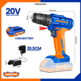 P20 Series Lithium-Ion Cordless Drill WCDP511