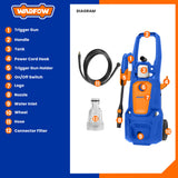 High Pressure Washer 1800watts WHP3A18