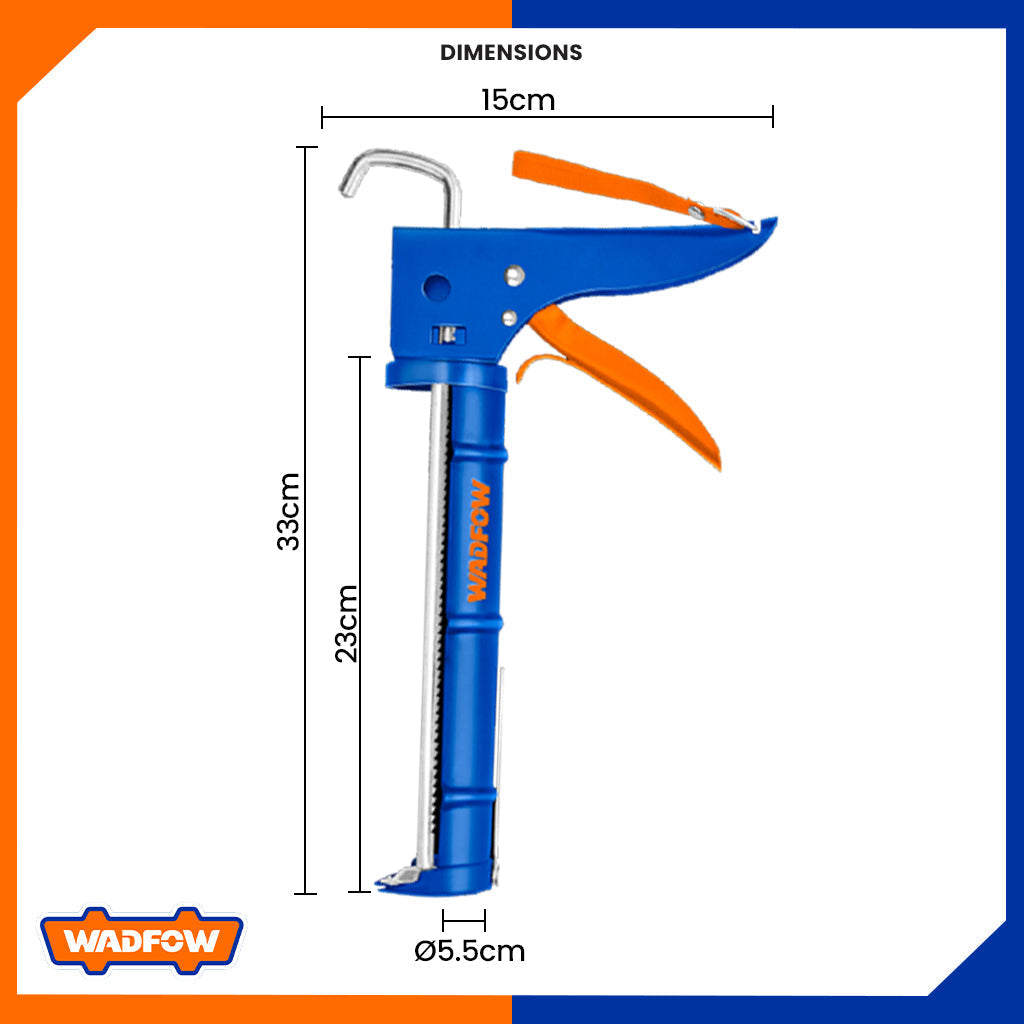 Caulking Sealant Silicone Gun With Cutting Function 9" 55mm