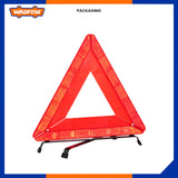 Car Emergency Breakdown Warning Triangle Red Reflective Safety Hazard WYJ3A43