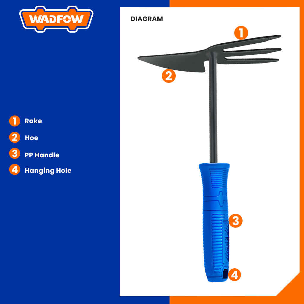 Gardening Transplanter Combined Hoe Round Head 230mm