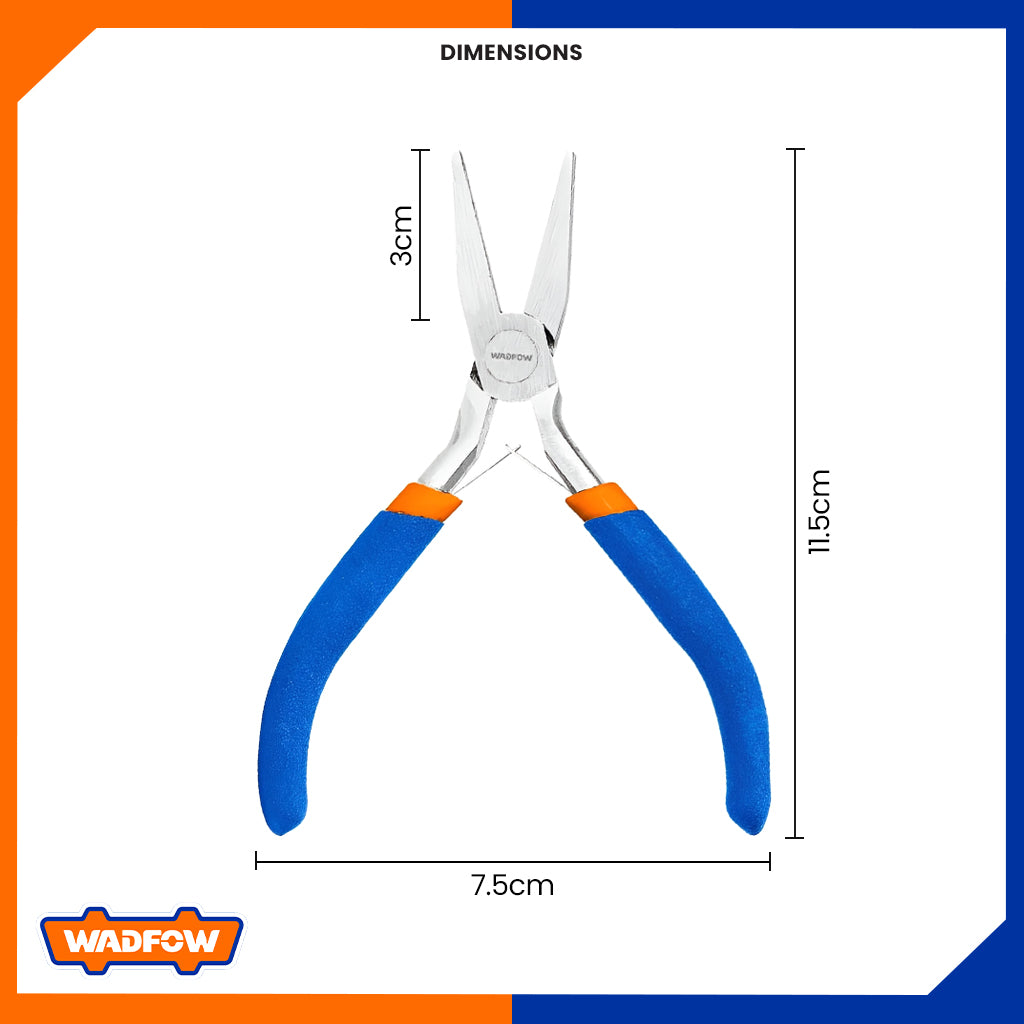 Mini Flat Nose Pliers 4.5 Inches WPL0958