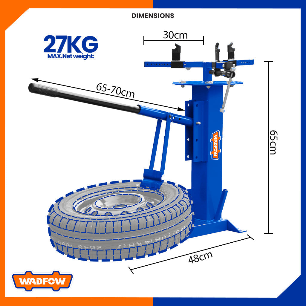 Portable Manual Tire Changer Base 41"(1040mm)/14"(355mm) WQT1A01