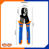 Cable Stripper 7"/180mm With Sharp Edge For Cutting Wire