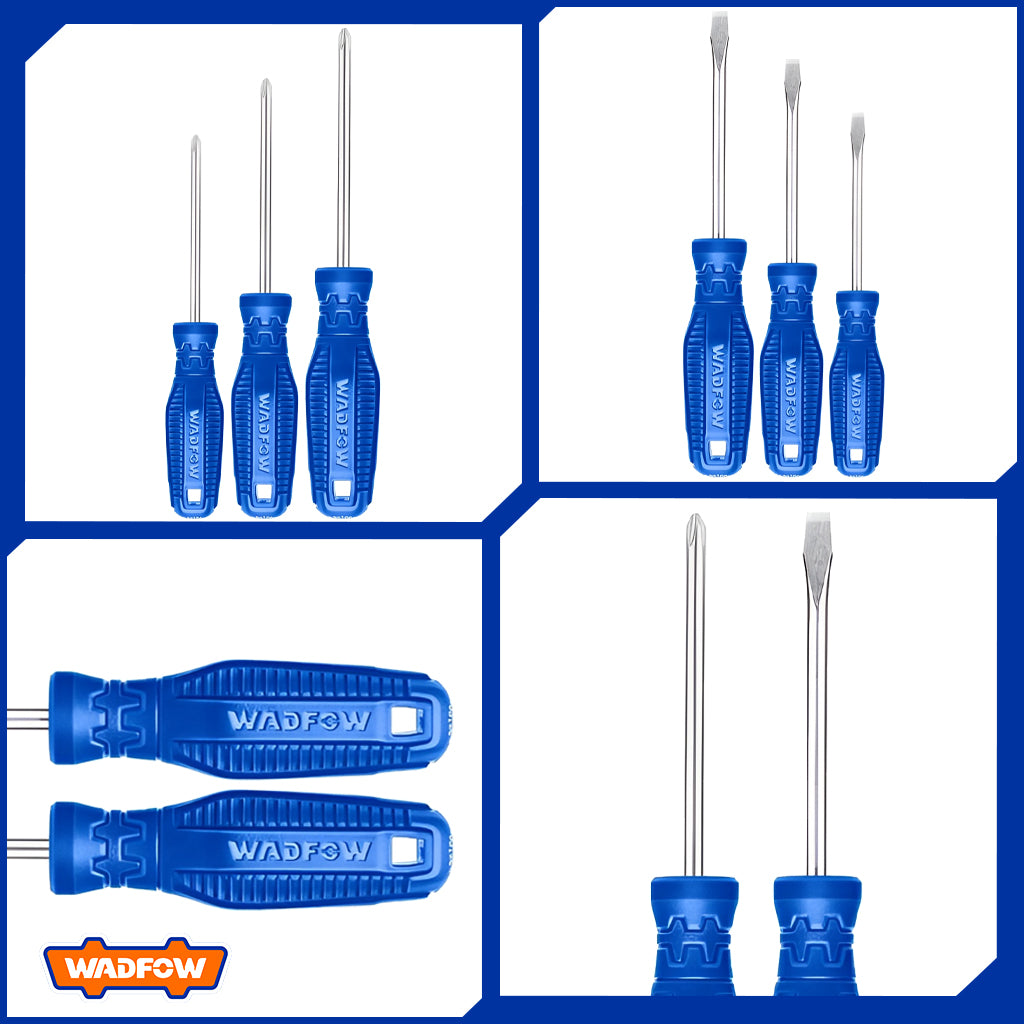 6Pcs Screwdriver Set 40cr Round Shank Screw Driver Set