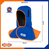 Flame-Retardant Full Protective Welding Hood with Neck Shoulder Drape-Welding Caps WZMC001