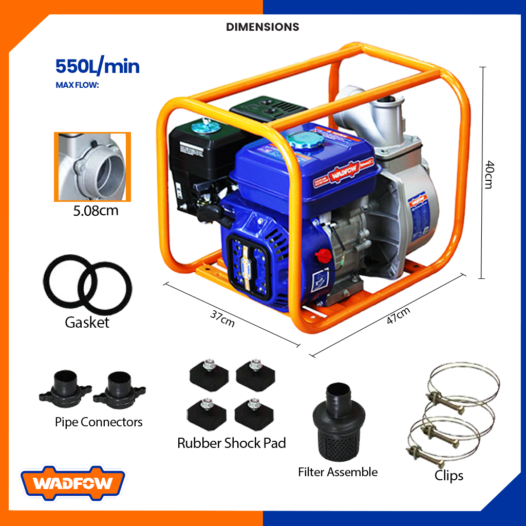 7.0HP Gasoline Engine Water Pump 2inches WGW1A21