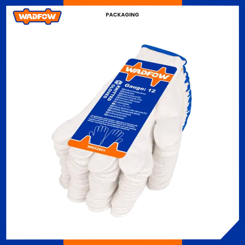 Knitted Cotton Safety Gloves 1 Piece