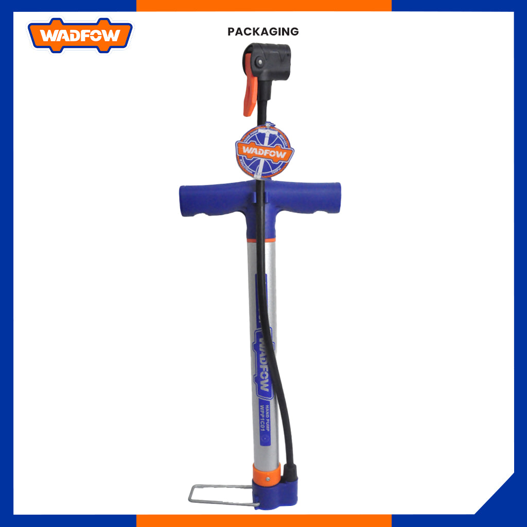 Bicycle Air Hand Pump w/ High Power & High Pressure Durable Hose