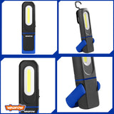 Rechargeable Emergency Flashlight w/ 20m Irradiation Distance 350Lumens Construction WFL7508